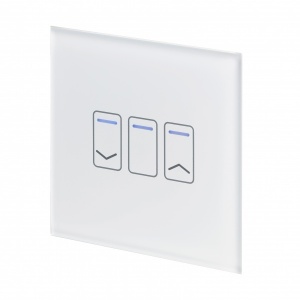 Crystal Touch Dimmer Switch 1G 2W - White